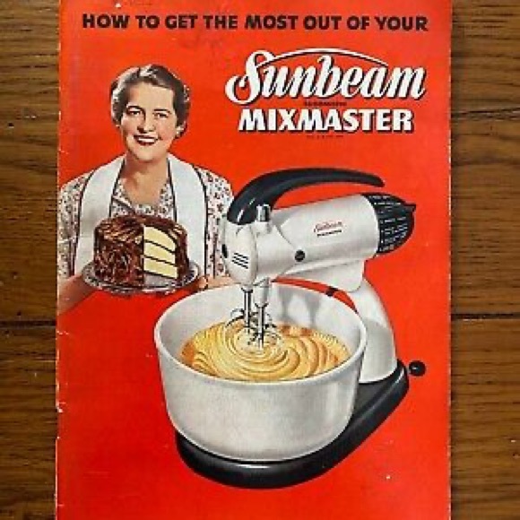 Vintage SUNBEAM MIXMASTER Instructional & Recipe Booklet 1950 - Picture 4 of 8